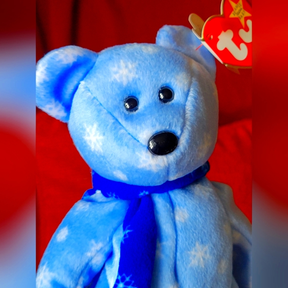 1999 Holiday Teddy Ty Beanie Baby